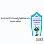 Himachal Pradesh NEET AYUSH Counselling 2024 BAMS BHMS 2nd Stray Round Merit List Released